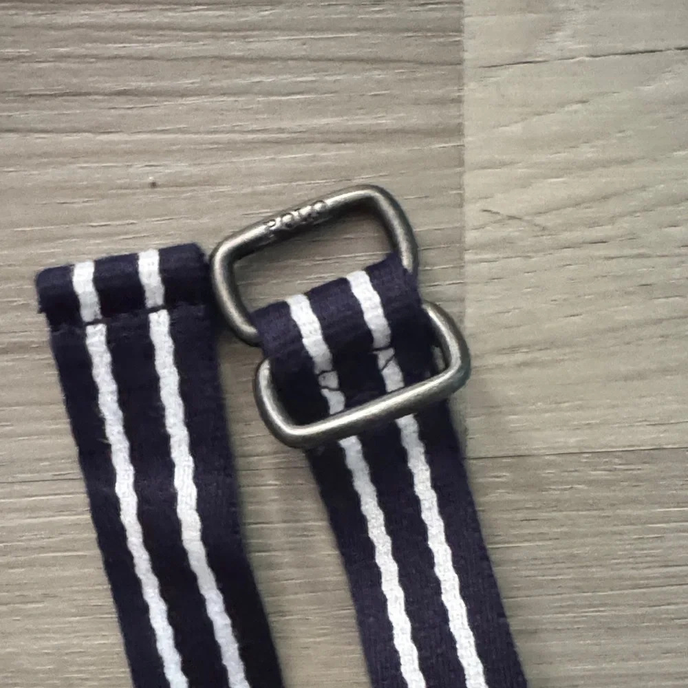 Polo by Ralph Lauren Navy and White Kids Belt